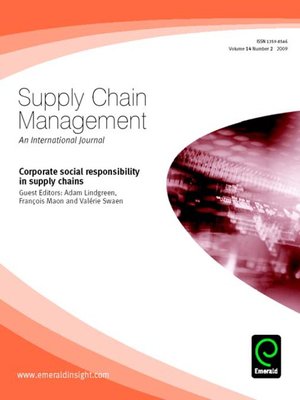 cover image of Supply Chain Management, Volume 14, Issue 2